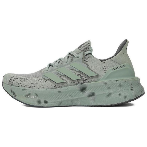 Adidas Ultraboost 5,0 Противоскользящие Устойчивые к износу Низкие Повседневные Беговые Кроссовки Унисекс Зеленые