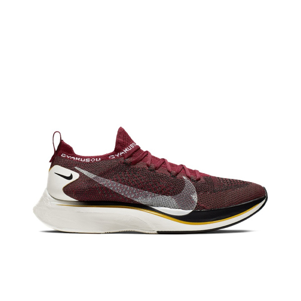 Nike Zoom VaporFly 4% Ткань Амортизация Устойчивость к истиранию Дышащий Низкий Верх Повседневные Беговые Кроссовки