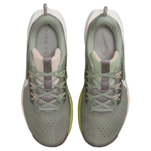 Nike Pegasus Trail 5 Low Top Trail Беговые кроссовки Женские Зеленые