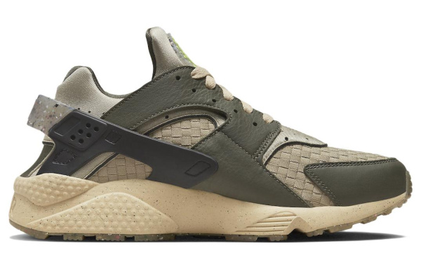 Nike Air Huarache Low Топ Повседневные Городские Кроссовки для Коммутирования и Беговые Кроссовки Мужские Серый Кофейный