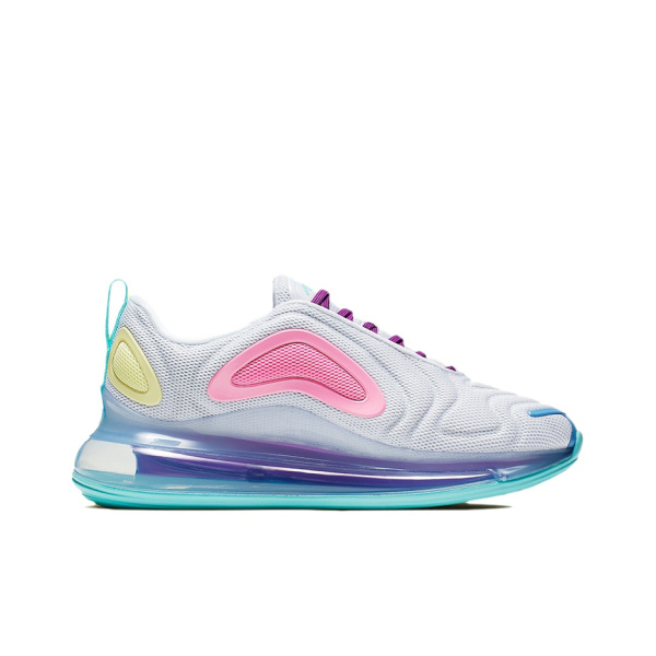 Nike Air Max 720 Комфортный Баланс Амортизация Низкий Верх Спортивная Повседневная Обувь Женская Розовый Белый Синий