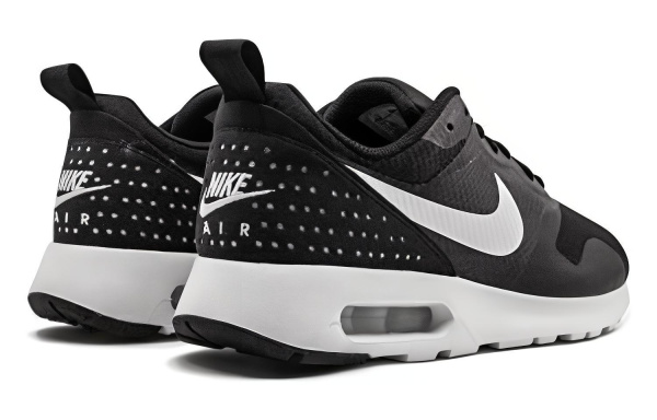 Nike Air Max Tavas Low Топ Повседневная обувь Женская Черно-белая