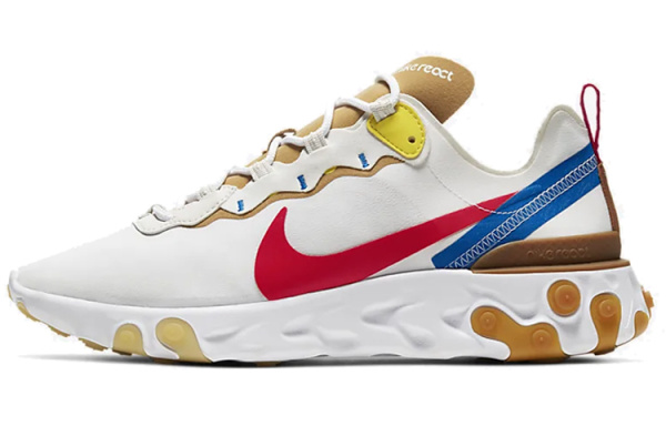 Nike React Element 55 Пена Ткань Амортизация Противоскользящий Устойчивый к истиранию