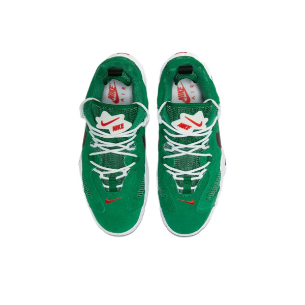 Nike Air Barrage Амортизация Противоскользящие Низкие Повседневные Беговые Кроссовки Мужские Белые Зеленые