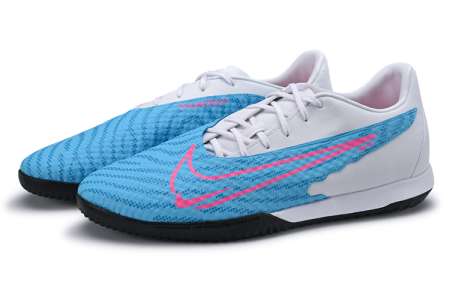 Nike IC In Амортизирующие Противоскользящие Устойчивые к износу Футбольные бутсы Мужские Синие Белые