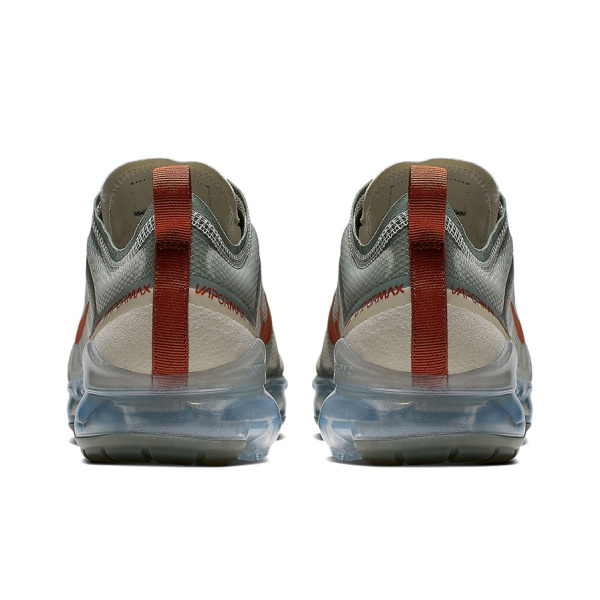 Nike VaporMax 2019 Амортизация Ткань Амортизация Ударопрочный Низкий Топ Повседневные Беговые Кроссовки Мужские Тауповые
