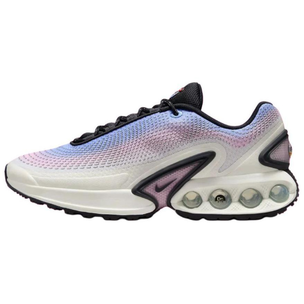 Nike Air Max DN Устойчивые к истиранию Низкие Беговые кроссовки Женские Белые Розовые Фиолетовые