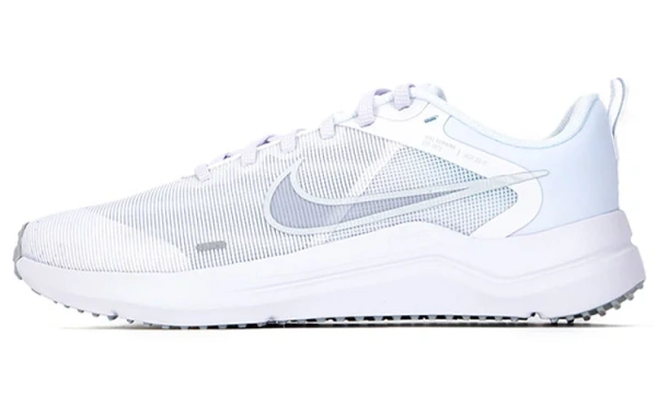 Nike Downshifter 12 Устойчивые к истиранию Низкие Повседневные Беговые Кроссовки Мужские Белые