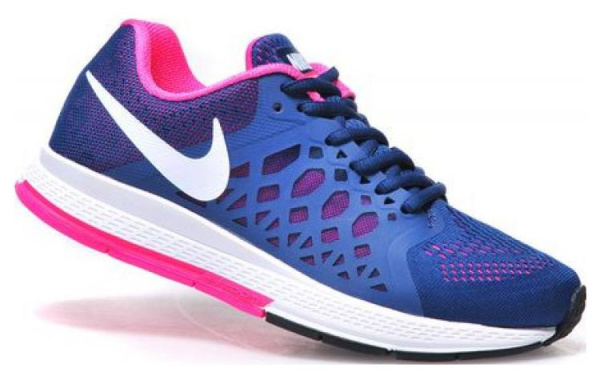 Nike Air Zoom Pegasus 31 Противоскользящие Устойчивые к истиранию Низкие Беговые кроссовки Женские Синие