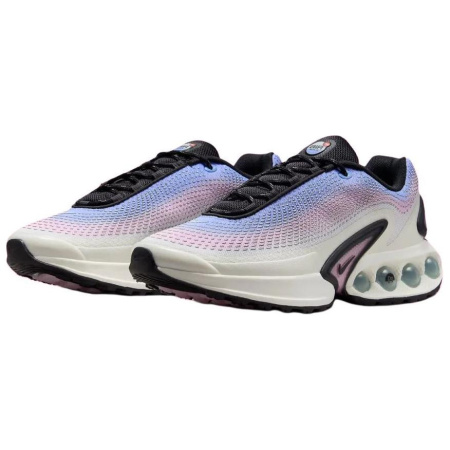 Nike Air Max DN Устойчивые к истиранию Низкие Беговые кроссовки Женские Белые Розовые Фиолетовые