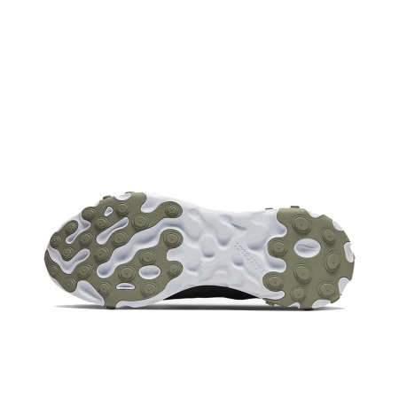 Nike React Element 55 ПУ (полиуретан) Низкие беговые кроссовки Женские Армейский зеленый