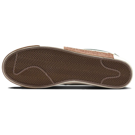 Nike Blazer Slip-Resistant Abrasion-Resistant Low-Top Скейтборд Кроссовки Мужские Зеленые