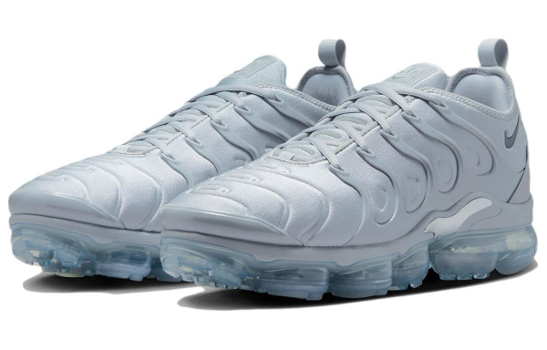 Nike Air Vapormax Plus Кожа Устойчивая к истиранию Дышащие Низкие Повседневные Беговые Кроссовки Мужские Синие