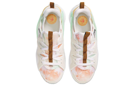 Nike Air Huarache Износостойкие Дышащие Легкие Низкие Беговые Кроссовки Женские Белые Розовые Зеленые