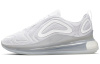 Nike Air MAX 720 Сетчатая ткань Низкий топ Повседневная обувь Женская Чисто белый
