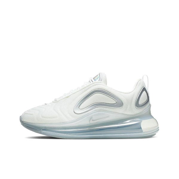 Nike Air Max 720 Ткань Низкие Беговые Кроссовки Женские Серебристо-Белые