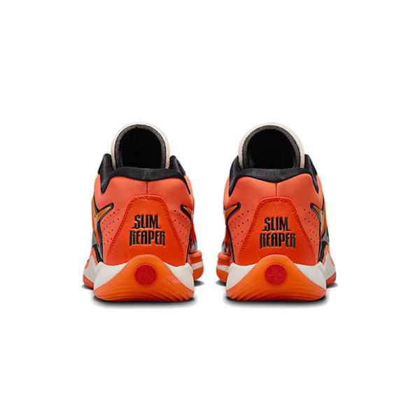 Nike KD 17 Противоскользящие Устойчивые к износу Низкие Баскетбольные кроссовки Мужские Оранжевые