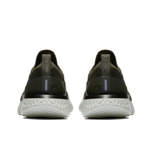 Nike Epic React Flyknit 1 Амортизация Противоскользящие Дышащие Низкие Кроссовки для Бега и Марафонов Женские