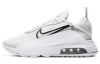 Nike Air Max 2090 Винтаж Устойчивые к истиранию Низкие Кроссовки с воздушной подушкой для бега Женские Белые Черные