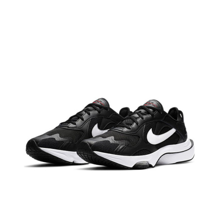 Nike Air Zoom Division Текстиль Кожа Амортизация Противоскользящие Низкие Беговые кроссовки Мужские Черно-белые