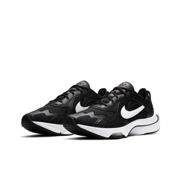 Nike Air Zoom Division Текстиль Кожа Амортизация Противоскользящие Низкие Беговые кроссовки Мужские Черно-белые