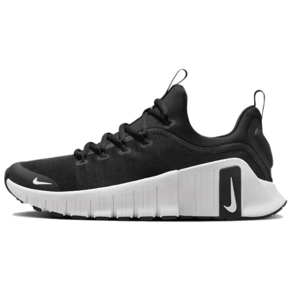 Nike Free Metcon 6 Амортизация Противоскользящие Устойчивые к истиранию Низкие Беговые кроссовки Женские Черные
