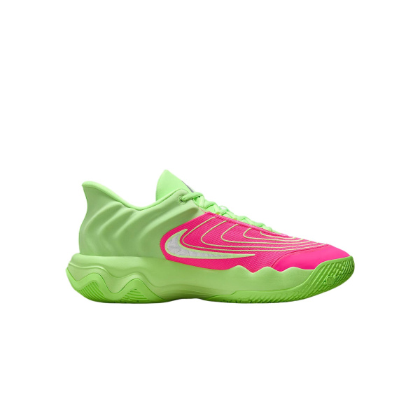 Nike Giannis Immortality 4 Low Топ Баскетбольные кроссовки Мужской Взрывной Зеленый Желтый
