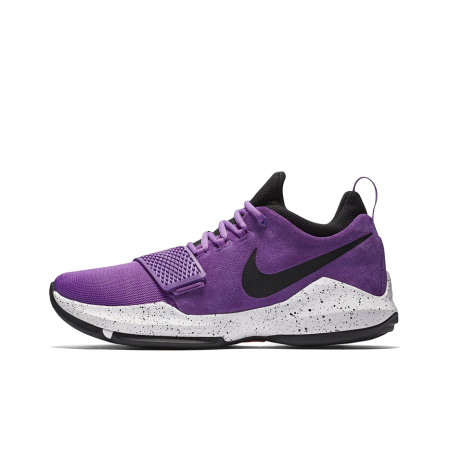 Nike PG 1 EP 'Яркий Фиолетовый' Нескользящие Легкие Низкие Баскетбольные Кроссовки для Игры Мужские Фиолетовые Белые