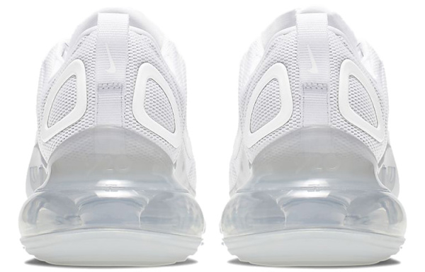 Nike Air MAX 720 Сетчатая ткань Низкий топ Повседневная обувь Женская Чисто белый