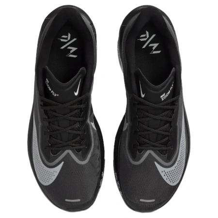 Nike Zoom Fly 6 Противоскользящие Поддержка Отскок Низкие Кроссовки для Бега Мужские Черные Серые