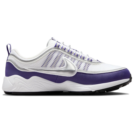 Nike Zoom Spiridon Сетка Синтетическая Кожа Низкий Верх Повседневные Беговые Кроссовки Мужские Белый Фиолетовый