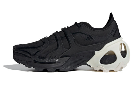 Adidas Wonder Runner Ткань Устойчивая к истиранию Дышащие Низкие Беговые кроссовки Унисекс Черные