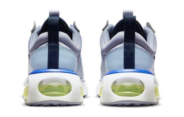 Nike Air Max 2021 Амортизация Износостойкие Низкие Кеды для Детей Лайфстайл Синий