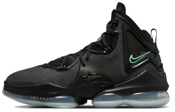 Nike Lebron 19 EP High Топ Баскетбольные кроссовки для игры Унисекс Черный Азиатская версия