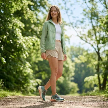 Nike Zegama 2 Амортизация Износостойкие Низкие Беговые Кроссовки Женские Зеленые