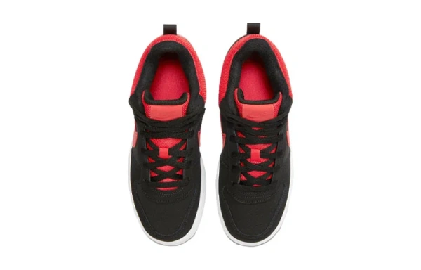 Nike Court Borough MID Противоскользящий Устойчивый к износу Дышащий MID Топ Детские Скейтбординги Черный Красный