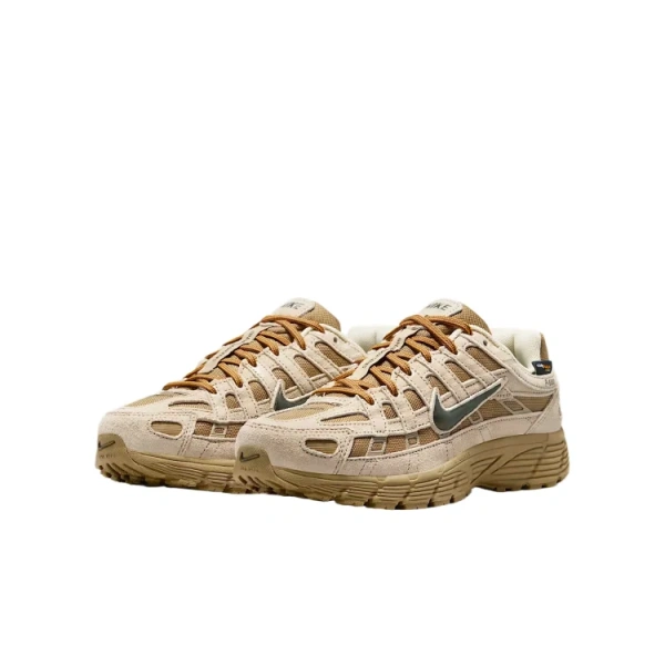 Nike P 6000 Замша Устойчивая к истиранию Низкий Топ Детская Туристическая Обувь Унисекс