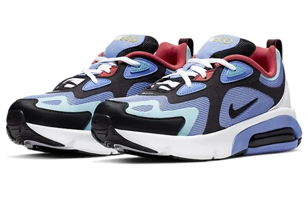 Nike Air Max 200 Low Беговые кроссовки с низким верхом импульсный синий амортизация воздуха для подростков