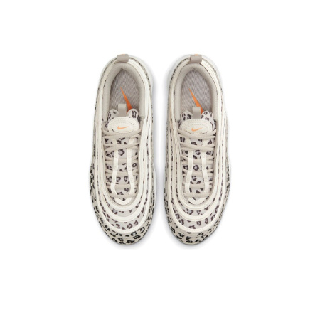Nike Air Max 97 Устойчивые к истиранию Низкие Повседневные Беговые Кроссовки Женские Бежевые Белые Черные
