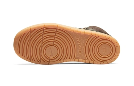 Nike Fly By Mid 2 MID 2 Boo Противоскользящий Амортизация Высокий Топ Детские Скейтбординги Темная Умбра