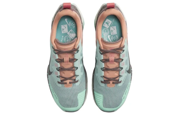 Nike Wildhorse 8 Амортизация Противоскользящие Устойчивые к истиранию Низкие Беговые кроссовки Женские Синие Розовые