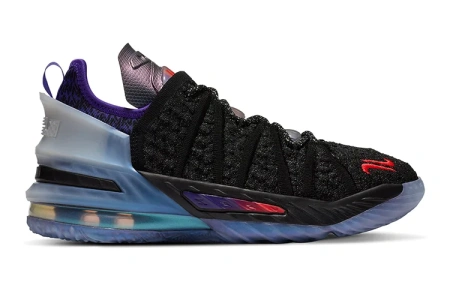 Nike Lebron 18 The Chosen 2 Mbappé Готовый к игре Противоскользящий Амортизация Устойчивый к истиранию Низкий верх
