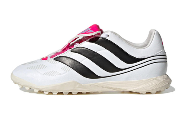 Adidas Precision.3 Амортизация Износостойкие Низкие Футбольные бутсы Белый Черный Красный Детские