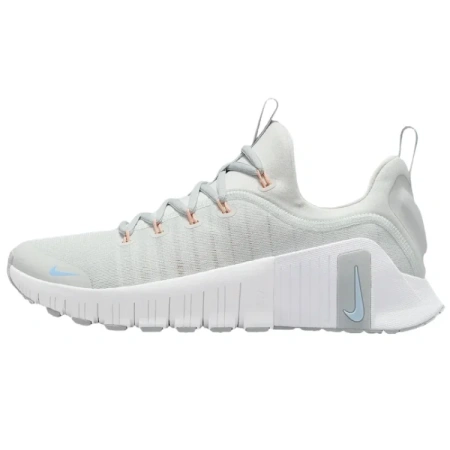 Nike Free Metcon 6 Противоскользящие Устойчивые к истиранию Низкие Повседневные Беговые Кроссовки Женские Серый Белый