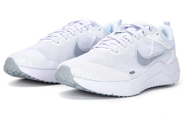 Nike Downshifter 12 Устойчивые к истиранию Низкие Повседневные Беговые Кроссовки Мужские Белые