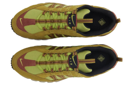 Nike Air Humara противоскользящая низкая повседневная обувь унисекс оливково-зеленого цвета