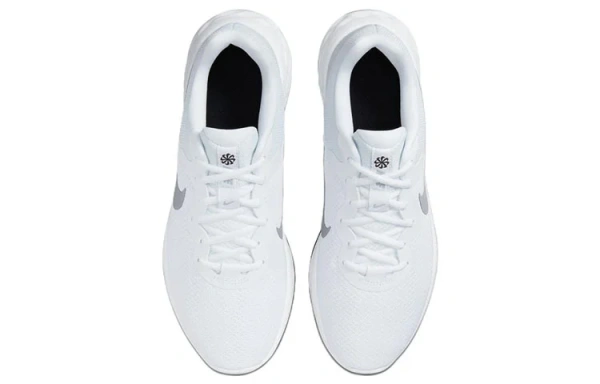 Nike REVOLUTION 6 Low Топ Повседневные Беговые Кроссовки Мужские Белые Серые