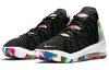 Nike Lebron 18 Low Топ Баскетбольные кроссовки Унисекс Черный Белый Розовый Азиатская версия