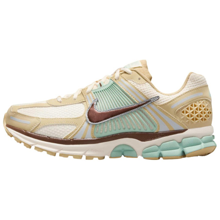 Nike Vomero 5 противоскользящие устойчивые к истиранию низкие беговые кроссовки унисекс бежево-коричневые