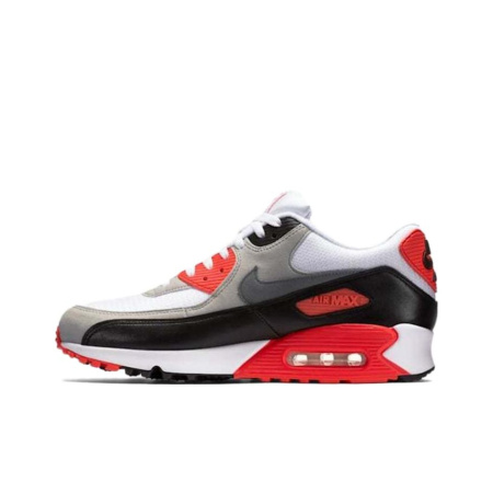 Nike Air Max 90 Low Беговые кроссовки Мужские Красный Черный Серый В 2015